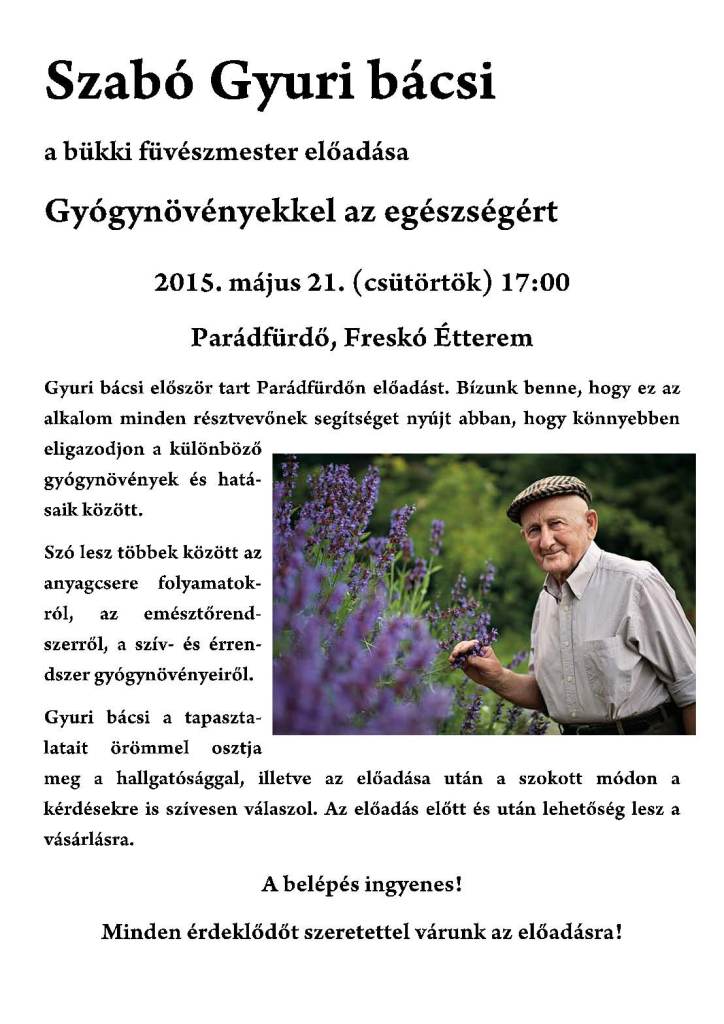 Szabó Gyuri bácsi plakát