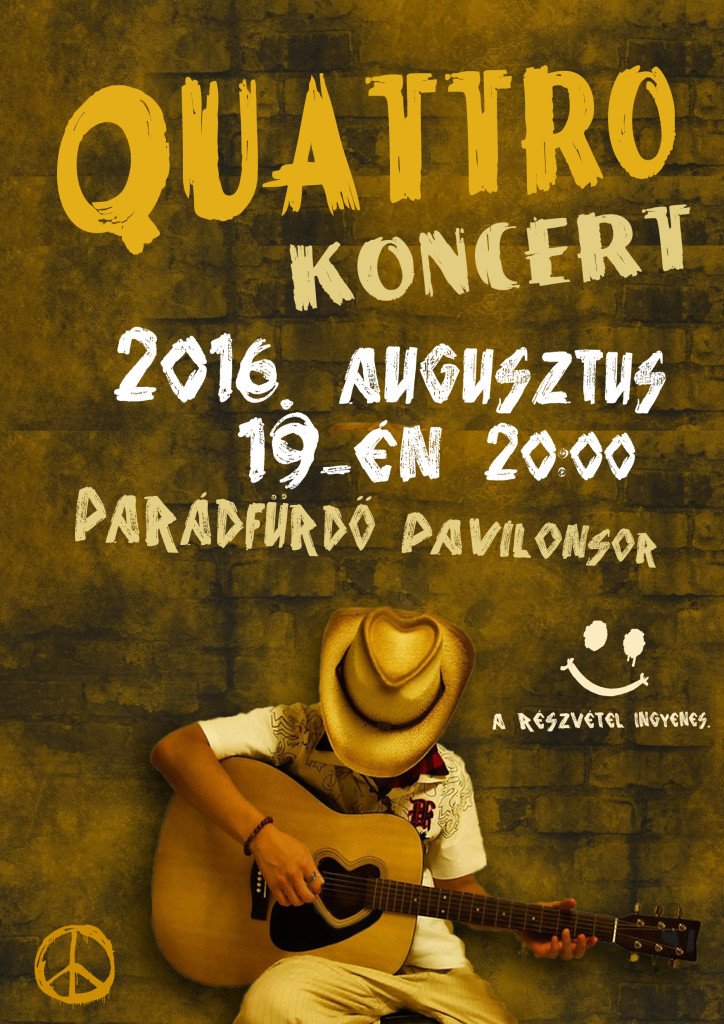 Quattro koncert (plakát)